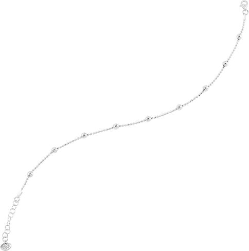 Silpada .925 Sterling Silver Anklet, Ankle Bracelet for Women, Jewelry Gift Idea, Ball and Chain', 9" + 1", Sterling Silver , not known in Kuwait