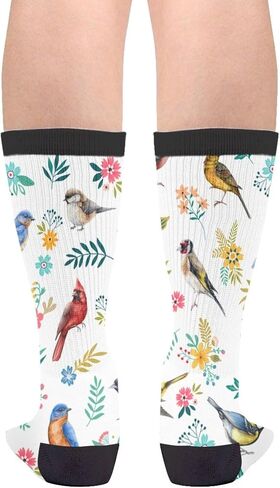 Yaateeh Cute Axolotl Funny Novelty Socks Unisex Crazy Crew Dress Socks in Saudi Arabia