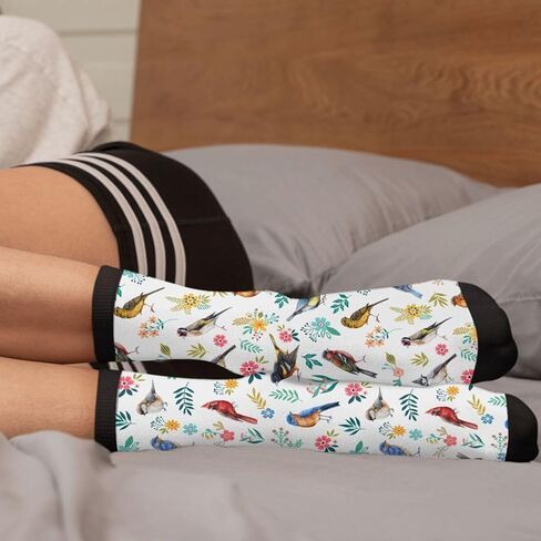 Yaateeh Cute Axolotl Funny Novelty Socks Unisex Crazy Crew Dress Socks in Saudi Arabia
