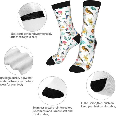 Yaateeh Cute Axolotl Funny Novelty Socks Unisex Crazy Crew Dress Socks in Saudi Arabia