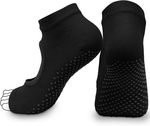 Habselikob Grip Socks Pilates Socks Women Yoga Socks With Grips Non Slip Socks For Pilates Yoga Ballet Dance Barre Toe Socks in Saudi Arabia