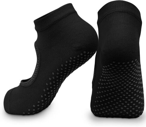 Habselikob Grip Socks Pilates Socks Women Yoga Socks With Grips Non Slip Socks For Pilates Yoga Ballet Dance Barre Toe Socks in Saudi Arabia