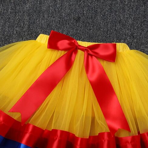 IWEMEK طفل الفتيات الأميرة 1st عيد ميلاد كعكة سحق الزي نفخة الأكمام رومبير + توتو تنورة + Bowknot عقال 3 قطعة صورة تبادل لاطلاق النار in Saudi Arabia