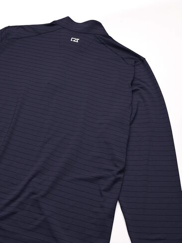 Cutter & Buck mens Moisture Wicking DryTec UPF Holman Stripe Half Zip Pullover Pullover Sweater in Saudi Arabia