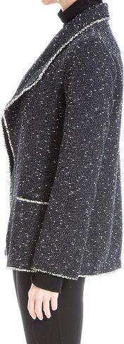 Max Studio Women's Tweed Drape Jacket with Pockets in Saudi Arabia