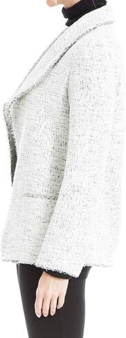 Max Studio Women's Tweed Drape Jacket with Pockets in Saudi Arabia