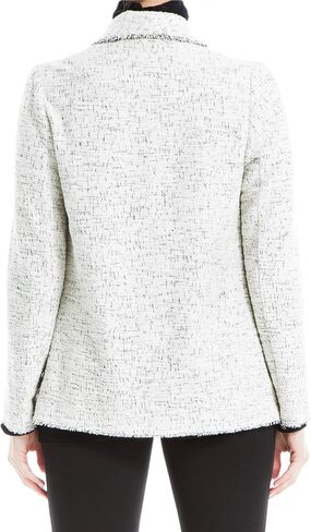 Max Studio Women's Tweed Drape Jacket with Pockets in Saudi Arabia