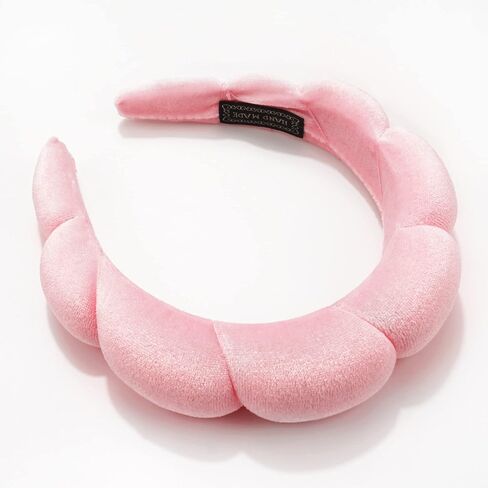 Ayesha Spa Headband for Women Sponge Headband for Washing Face Clouds Soft Hairband Skincare Makeup Headbands for Women Girls Shower Makeup Skincare (Pink) in Saudi Arabia