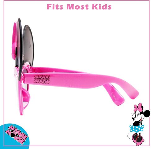 نظارات شمسية لشخصية ديزني ماوس من Sun-Staches، أزياء فورية، هدايا للحفلات، UV400، مقاس واحد، Heart Minnie in Kuwait