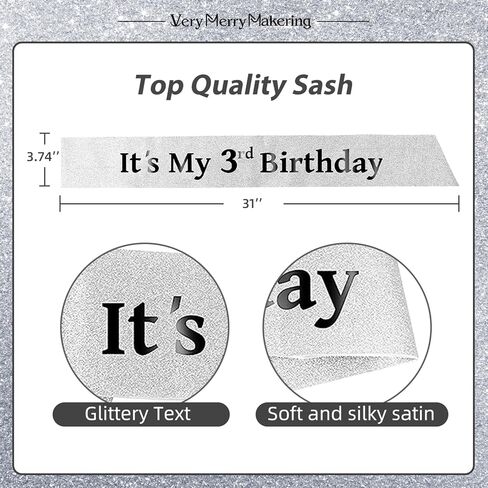 مجموعة وشاح وتاج عيد الميلاد الثالث من VeryMerryMakering للفتيات - وشاح لامع + تاج من حجر الراين مع زهور - هدية وديكور مثالي لحفلات الأميرة in Kuwait