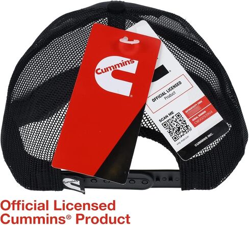 قبعة سائق الشاحنة Cummins للرجال والنساء، قبعة بيسبول شبكية خلفية، قبعة Snapback لسائقي الشاحنات، قبعة كرة بتقنية الديزل in Saudi Arabia