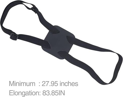 احزمة الامتعة، بنجي لحقيبة الامتعة، حزام شنطة سفر عالي المرونة بدون استخدام اليدين، حزام امتعة قابل للتعديل وحزام مرن للحقائب (اسود) in Kuwait