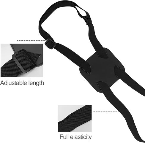 احزمة الامتعة، بنجي لحقيبة الامتعة، حزام شنطة سفر عالي المرونة بدون استخدام اليدين، حزام امتعة قابل للتعديل وحزام مرن للحقائب (اسود) in Kuwait