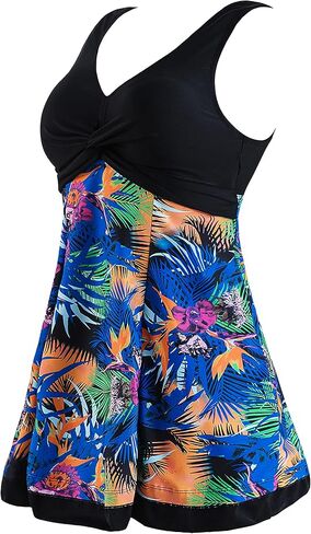 ثوب سباحة نسائي من Wantdo مقاس كبير لباس سباحة متواضع من قطعة واحدة على شكل طاووس عتيق in Kuwait