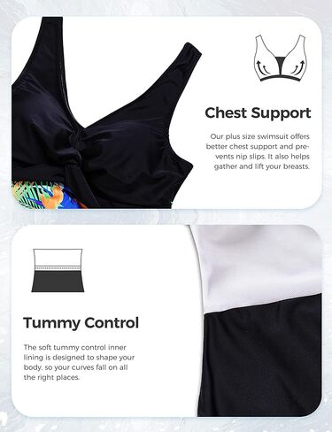 ثوب سباحة نسائي من Wantdo مقاس كبير لباس سباحة متواضع من قطعة واحدة على شكل طاووس عتيق in Kuwait