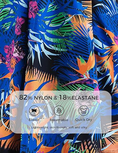 ثوب سباحة نسائي من Wantdo مقاس كبير لباس سباحة متواضع من قطعة واحدة على شكل طاووس عتيق in Kuwait