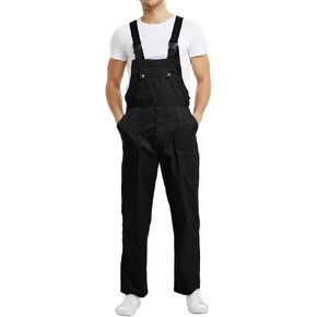 TopTie Men's Bib Overall Mid-weight Coverall Big and Tall with Tool Pockets, Workwear Apparel