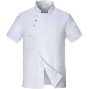 Nanxson Unisex Chef Coat Men's Long Sleeve Chef Jacket Restaurant Kitchen Cooking Chef Uniform CFM0057