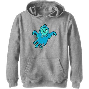 Fortnite Boys' Rippley Ghost Youth Pullover Hoodie, Athletic Heather, X-Large