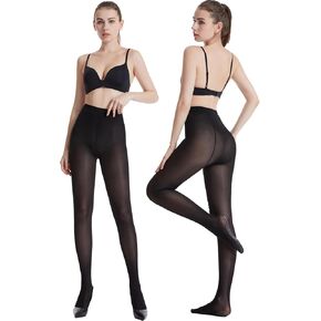 ibonas الجوارب المتينة شبه المعتمة غير القابلة للانزلاق - 70D 2 حزمة من الجوارب غير القابلة للكسر، جوارب طويلة قابلة للتمدد in Kuwait