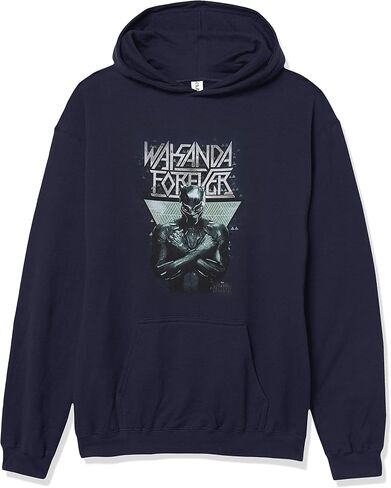 Marvel unisex-child Pantherforever Pattern Hooded Sweatshirt in Saudi Arabia