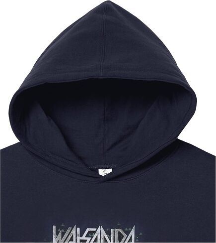 Marvel unisex-child Pantherforever Pattern Hooded Sweatshirt in Saudi Arabia