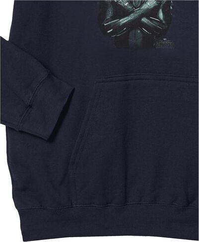 Marvel unisex-child Pantherforever Pattern Hooded Sweatshirt in Saudi Arabia