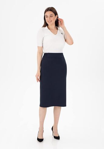 G-Line Pencil Skirt for Women, Regular to Plus Size (8-26) Midi Skirts, Office Skirts for Women for Work, Business Skirts in Saudi Arabia