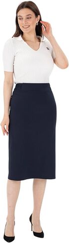 G-Line Pencil Skirt for Women, Regular to Plus Size (8-26) Midi Skirts, Office Skirts for Women for Work, Business Skirts in Saudi Arabia