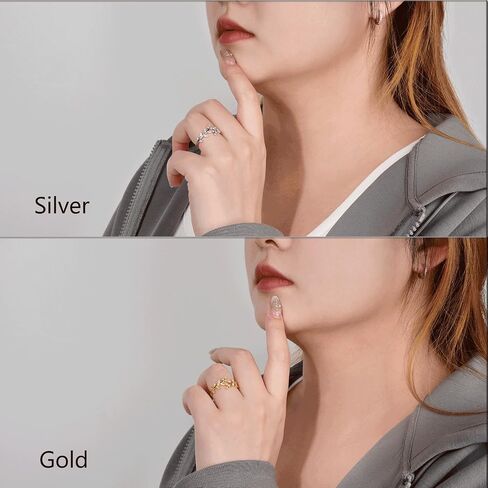 SILBERTALE Olive Branch Ring for Women 925 Sterling Silver 14K Gold plated thin Paved CZ Cubic Zirconia Thumb Pinky Wrap Around leaf Ring Promise Stackbale Band Size 5-10 in Saudi Arabia