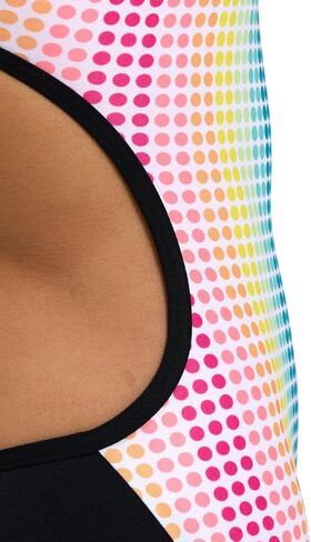 ARENA Performance Circle Stripe Women's Swimsuit Lace Back One Piece MaxLife Training Suit in Saudi Arabia