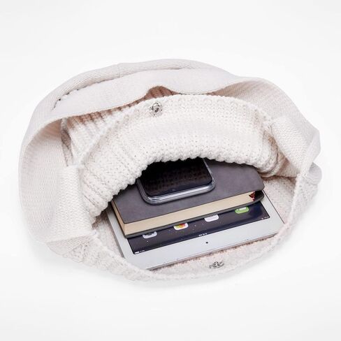 Crochet Tote Bag, Large Knit Tote Bag Aesthetic Shoulder Handbags For Women in Kuwait