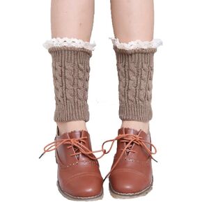 جوارب Linkshare النسائية المحبوكة من الدانتيل لتدفئة الساق in Kuwait