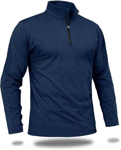 Boladeci Men's Quarter Zip Sweatshirts Premium Fleece Long Sleeve Lightweight Comfort 1/4 Zip Pullover Golf Shirts in Saudi Arabia