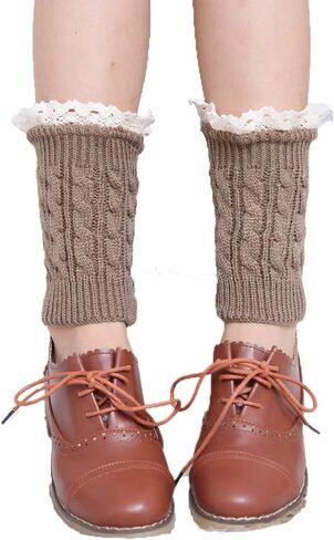 جوارب Linkshare النسائية المحبوكة من الدانتيل لتدفئة الساق in Kuwait