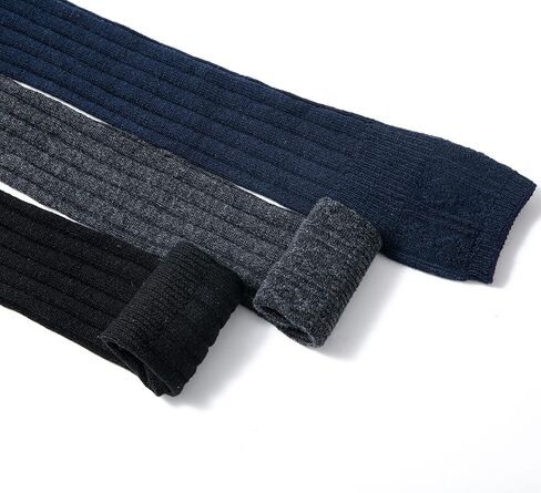 زوجان من الجوارب الصوفية للسيدات من GLENMEARL، جوارب شتوية لتدفئة الساق دافئة وناعمة فوق الساق حتى الركبة in Kuwait