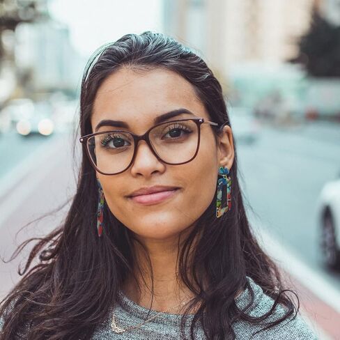 أقراط طويلة عصرية من الأكريليك الملون وإكسسوارات الأذن للنساء والفتيات in Kuwait