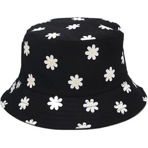 Reversible Outdoor Travel Fisherman Cap Beach Sun Hats,Double-Side-Wear Bucket Hat,Bucket Hat for Women Girls Teens