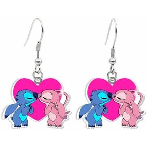 غرزة هدية أقراط أوهانا أوهانا يعني الأسرة غرزة مجوهرات غرزة عاشق الهدايا غرزة المشجعين هدايا عيد ميلاد للنساء الفتيات in Kuwait