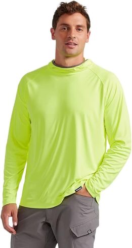 TRUEWERK B1 Sun Hoodie للرجال، قمصان رجالية للحماية من الشمس، ماصة للرطوبة، UPF +50 قميص منظم للحرارة in Saudi Arabia