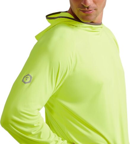 TRUEWERK B1 Sun Hoodie للرجال، قمصان رجالية للحماية من الشمس، ماصة للرطوبة، UPF +50 قميص منظم للحرارة in Saudi Arabia