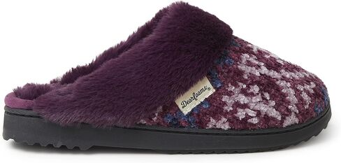 Dearfoams Women's Allison Chenille Fairisle Scuff Slipper in Saudi Arabia