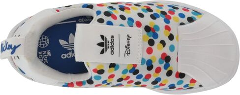 adidas Originals Superstar 360 Sneaker, White/Black/Vivid Red I, 3 US Unisex Little Kid in Saudi Arabia