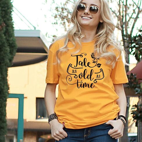 STYLEIE حكاية نسائية قديمة قدم الزمن تي شيرت مطبوع عليه حروف جرافيك تي شيرت عتيق بدون أكمام in Saudi Arabia