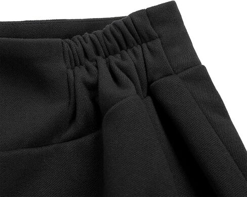 Ylingjun Warm Long Wool Skirt for Womens Winter Fall Elastic High Waisted A Line Flared Pleated Wool Skirts in Saudi Arabia