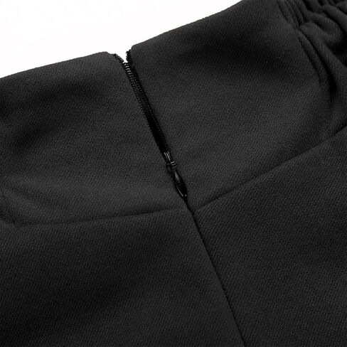 Ylingjun Warm Long Wool Skirt for Womens Winter Fall Elastic High Waisted A Line Flared Pleated Wool Skirts in Saudi Arabia