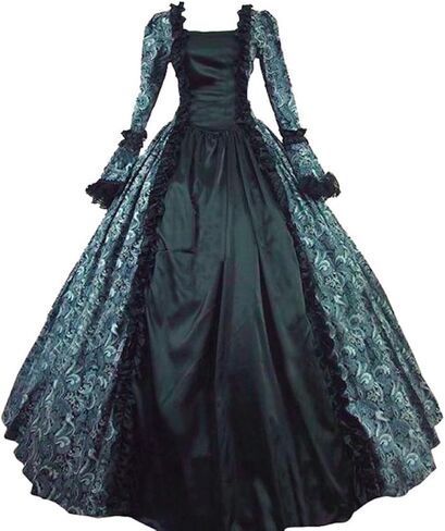 KEMAO 18th Century Women's Rococo Ball Gown Gothic Victorian Dress Masquerade Costume in Kuwait