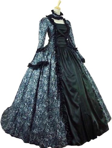 KEMAO 18th Century Women's Rococo Ball Gown Gothic Victorian Dress Masquerade Costume in Kuwait