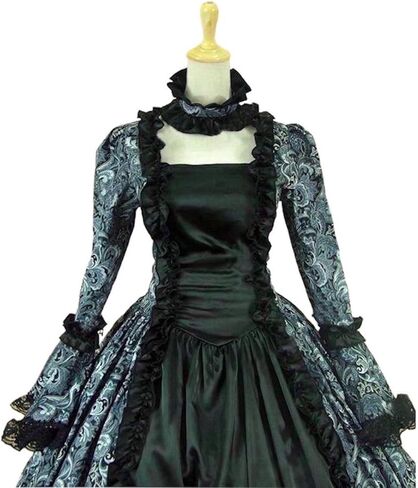 KEMAO 18th Century Women's Rococo Ball Gown Gothic Victorian Dress Masquerade Costume in Kuwait