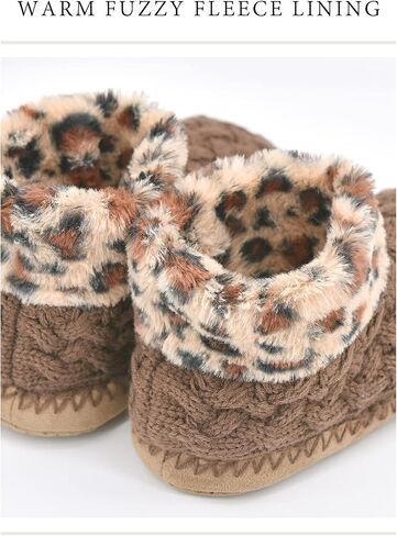DICUIRD Slipper Socks for Women,Womens Boots Slippers,Slipper Boot with Soft Soles,Warm Cozy Fluffy Sherpa Lined Booties Slipper Socks,Womens Christmas Slipper Gifts in Kuwait
